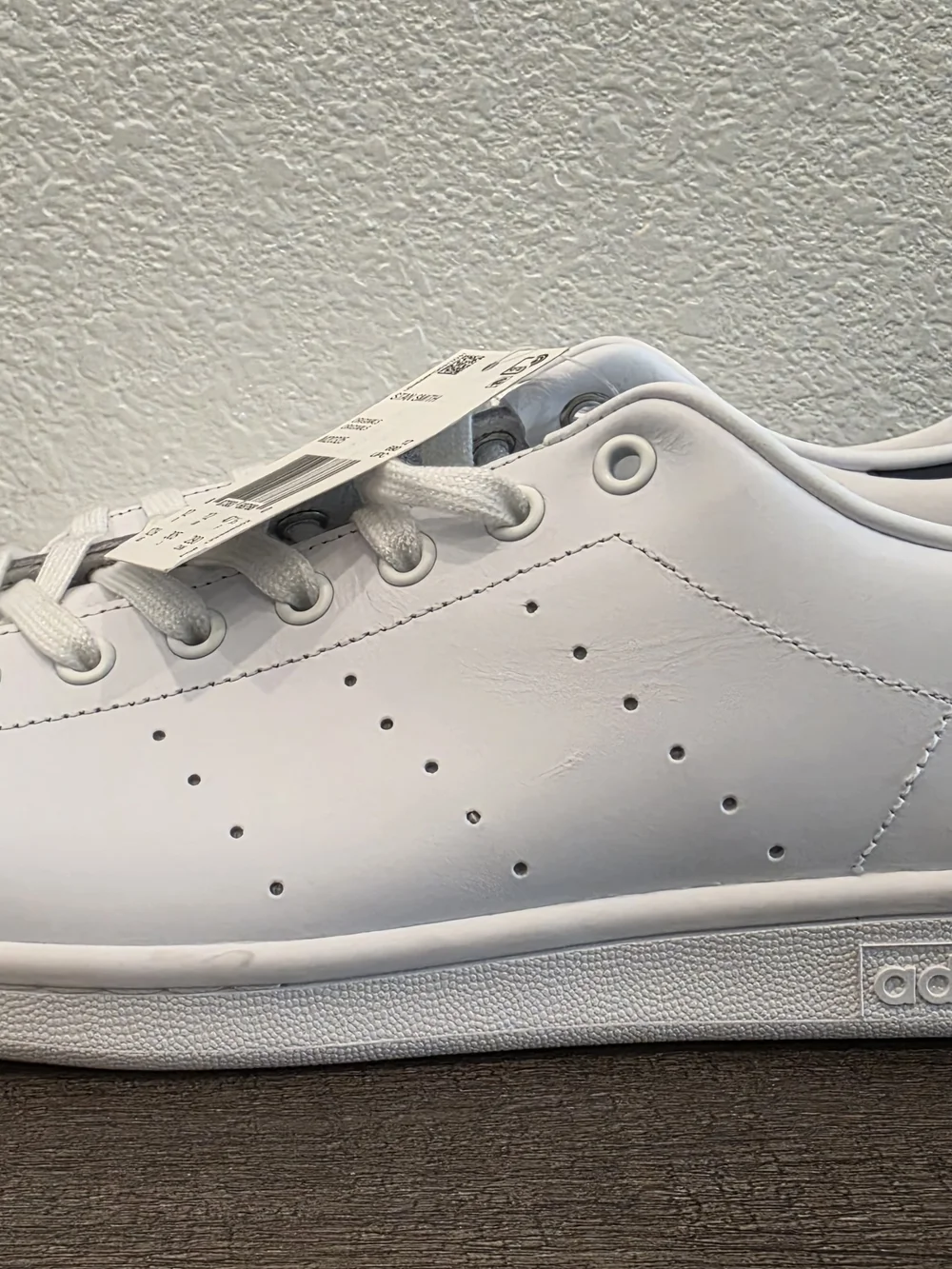 Adidas Stan Smith White Navy Blue M20325 Men's Size 12.5 New With Tags NWOB
